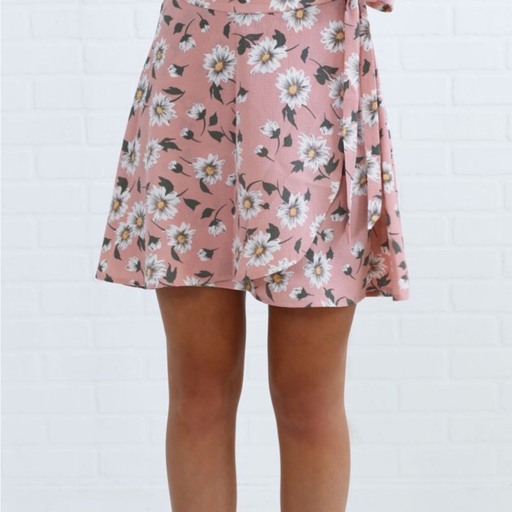 Show Me Your MuMu Daisy Print Mini Skirt